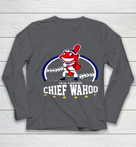 Chief Wahoo distressed Cleveland Youth Long Sleeve 6