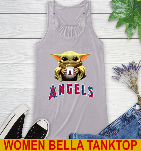 MLB Baseball Los Angeles Angels Star Wars Baby Yoda Shirt 41