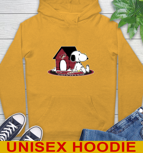 NHL Hockey Arizona Coyotes Snoopy The Peanuts Movie Shirt Hoodie 3