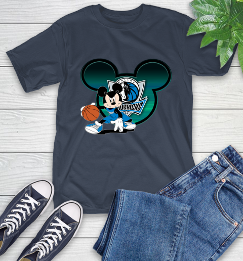NBA Dallas Mavericks Mickey Mouse Disney Basketball T-Shirt 4