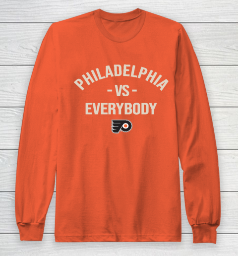 Philadelphia Flyers Vs Everybody Long Sleeve T-Shirt 3