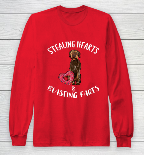 Stealing Hearts Blasting Farts Wirehaired Pointing Griffon Long Sleeve T-Shirt 7