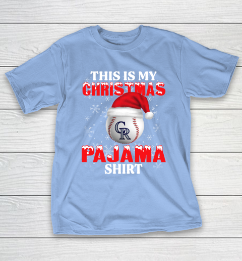 Colorado Rockies This Is My Christmas Pajama Shirt MLB T-Shirt 10