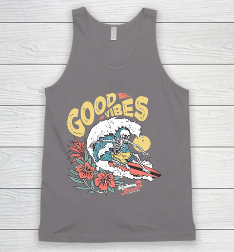 Good Vibes Skeleton Surfer Tank Top 6