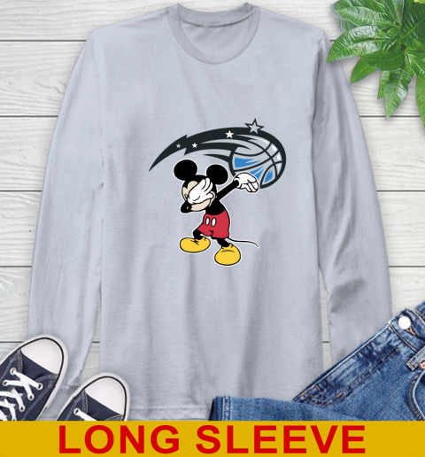 Orlando Magic NBA Basketball Dabbing Mickey Disney Sports Long Sleeve T-Shirt 6
