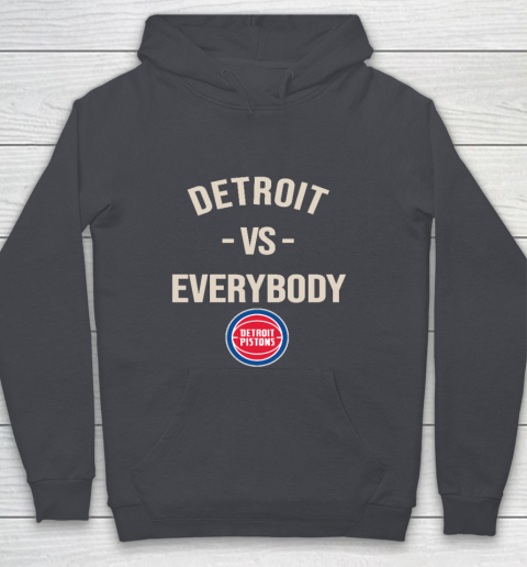 Detroit Pistons Vs Everybody Youth Hoodie 5