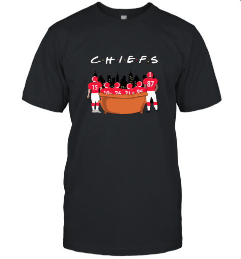 The Kansas City Chiefs Together F.R.I.E.N.D.S NFL Unisex Jersey Tee