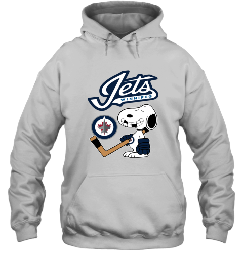Winnipeg Jets Ice Hockey Broken Teeth Snoopy NHL Hoodie