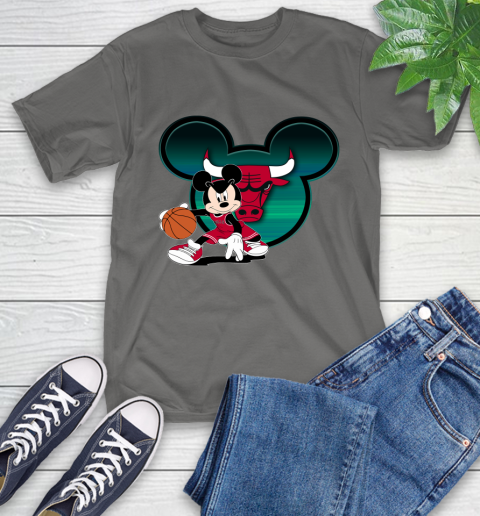 NBA Chicago Bulls Mickey Mouse Disney Basketball T-Shirt 9