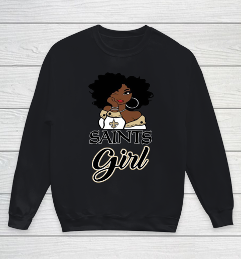 New Orleans Saints Girl NFL Youth Sweatshirt