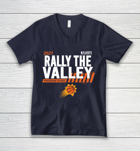 Rally The Valley Phoenixes Suns V-Neck T-Shirt 2