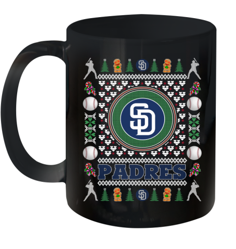 San Diego Padres Merry Christmas MLB Baseball Loyal Fan Ceramic Mug 11oz