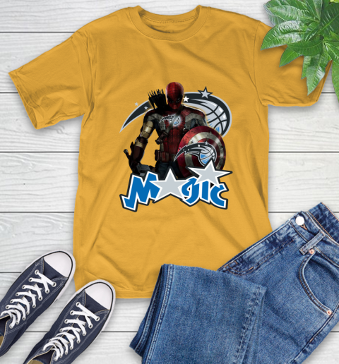 Philadelphia 76ers NBA Basketball Captain America Thor Spider Man Hawkeye Avengers T-Shirt 3