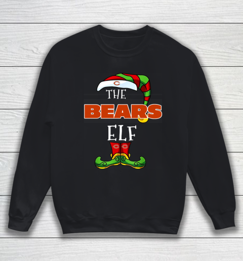Chicago Bears Christmas ELF Funny NFL Sweatshirt