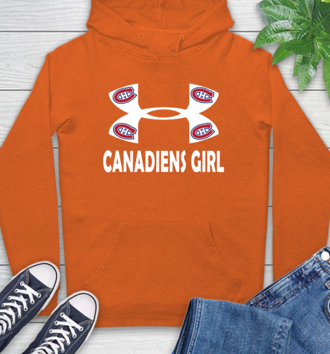 NHL Montreal Canadiens Girl Under Armour Hockey Sports Hoodie 4