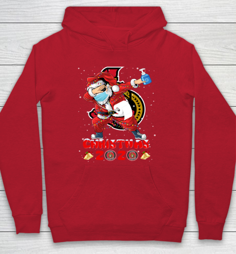 Ottawa Senators Funny Santa Claus Dabbing Christmas 2020 NHL Hoodie 7