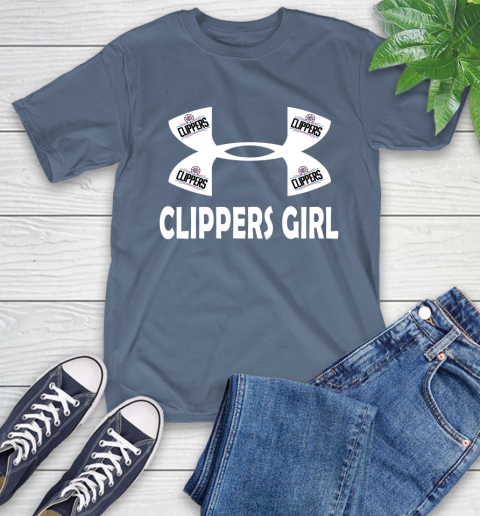 NBA LA Clippers Girl Under Armour Basketball Sports T-Shirt 8