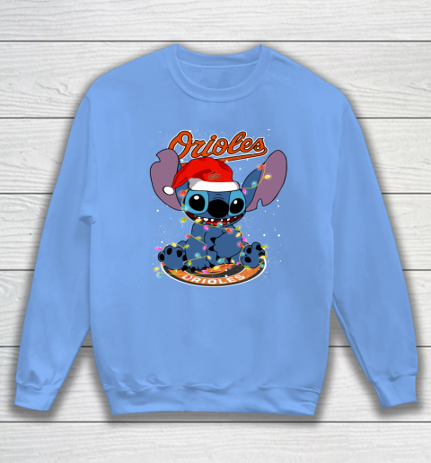 Baltimore Orioles MLB noel stitch Baseball Christmas Sweatshirt 7