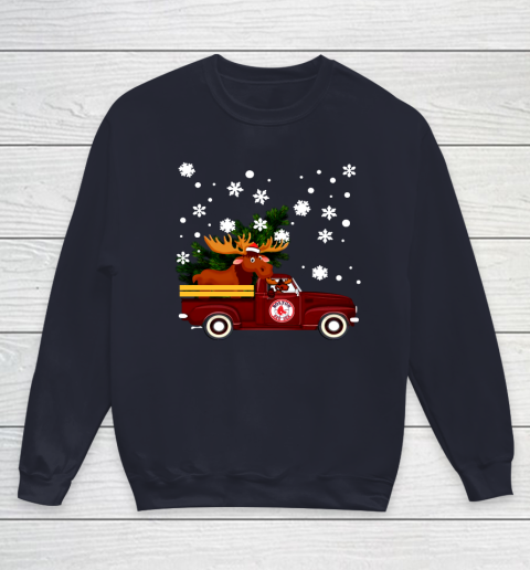 Boston Red Sox Bring Christmas Home MLB Youth Sweatshirt 2