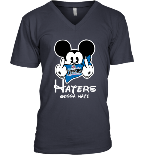 NBA LA Clippers Haters Gonna Hate Mickey Mouse Disney Basketball T
