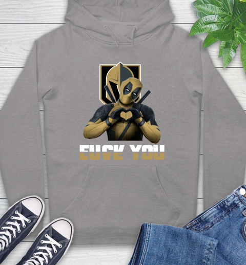 NHL Vegas Golden Knights Deadpool Love You Fuck You Hockey Sports Hoodie 6