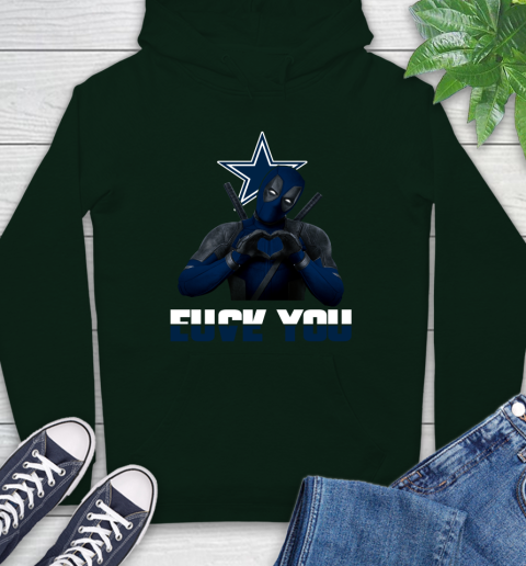 NHL Dallas Cowboys Deadpool Love You Fuck You Football Sports Hoodie 12
