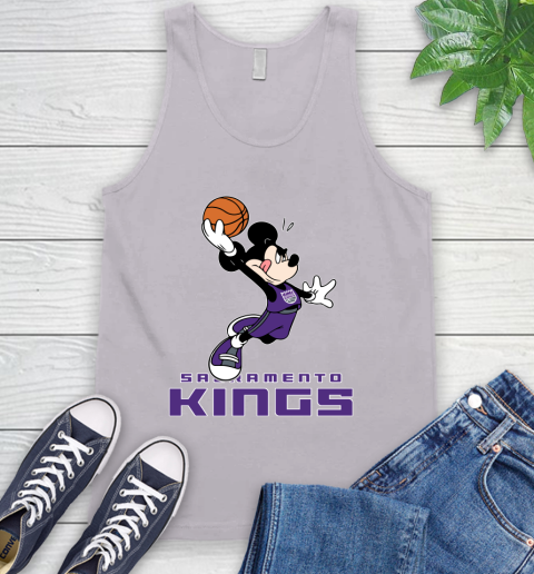 NBA Basketball Sacramento Kings Cheerful Mickey Mouse Shirt Tank Top 4