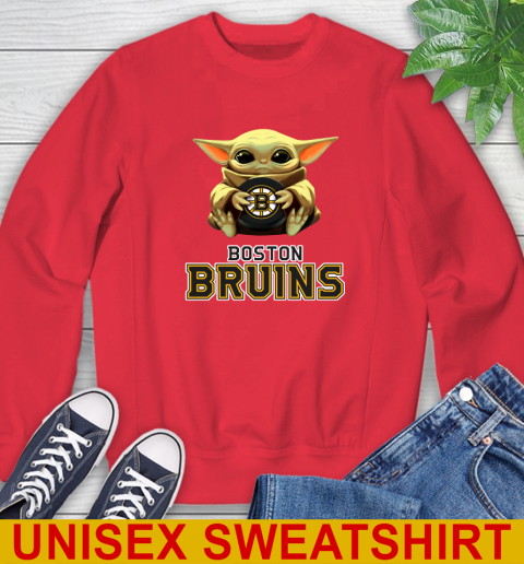 NHL Hockey Boston Bruins Star Wars Baby Yoda Shirt 34