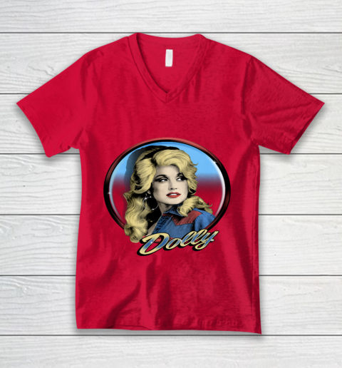 Dolly Parton Western V-Neck T-Shirt 3