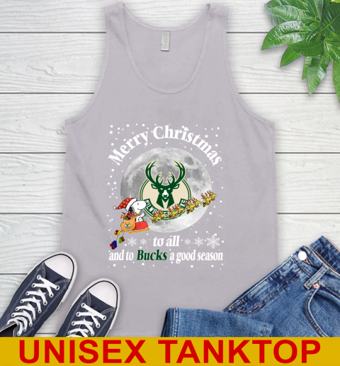 Milwaukee Bucks Merry Christmas To All And To Bucks A Good Season NBA Basketball Sports Tank Top 3