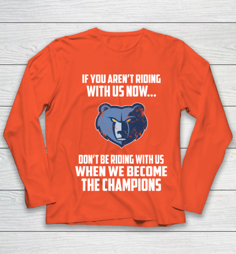 NBA Memphis Grizzlies Basketball We Become The Champions Youth Long Sleeve 3
