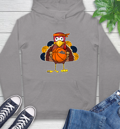 Utah Jazz Turkey thanksgiving day Hoodie 6