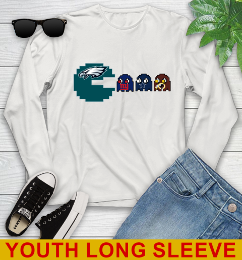 Philadelphia Eagles NFL Football Pac Man Champion Youth Long Sleeve 12