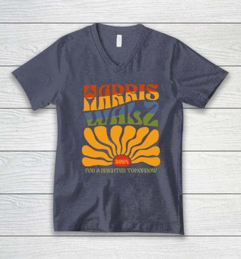 Harris Waltz For A Brighter Tomorrow Boho Aesthetic V-Neck T-Shirt 6