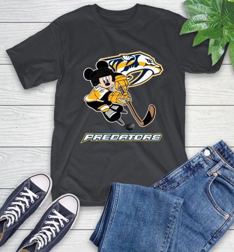 NHL Nashville Predators Mickey Mouse Disney Hockey T Shirt T-Shirt 2