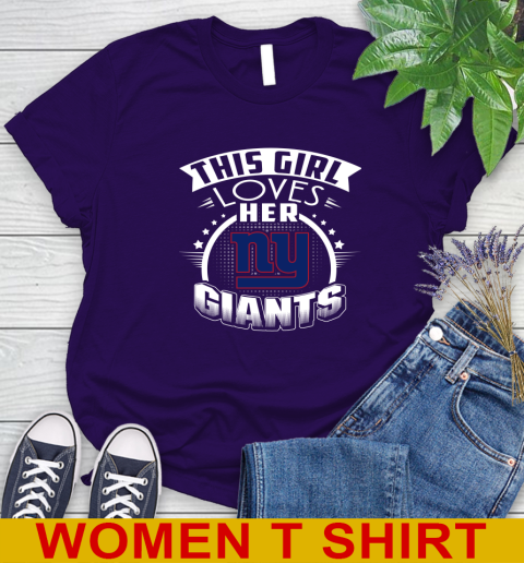 New York Giants NFL Football This Girl Loves Her Team 88
