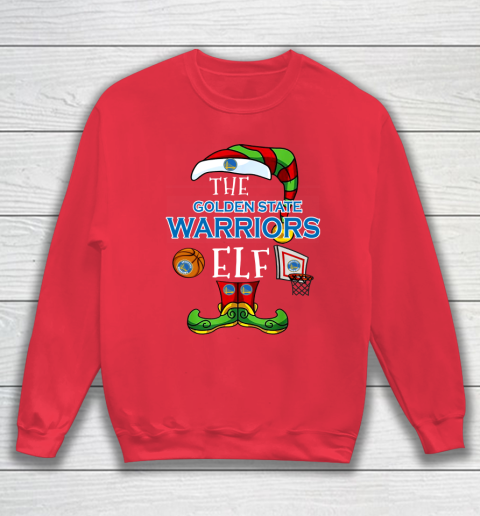 Golden State Warriors Christmas ELF Funny NBA Sweatshirt 7