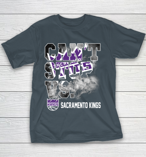 NBA Sacramento Kings Basketball Can't Stop Vs Youth T-Shirt 5