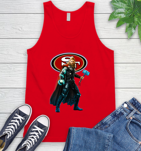 NFL Thor Avengers Endgame Football San Francisco 49ers Tank Top 6