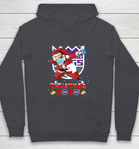 Sacramento Kings Funny Santa Claus Dabbing Christmas 2020 NBA Youth Hoodie 5