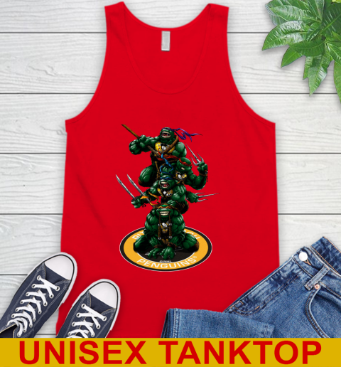 NHL Hockey Pittsburgh Penguins Teenage Mutant Ninja Turtles Shirt Tank Top 6