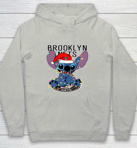 Brooklyn Nets NBA noel stitch Basketball Christmas Youth Hoodie