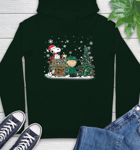 NHL Dallas Stars Snoopy Charlie Brown Woodstock Christmas Stanley Cup Hockey Hoodie 12