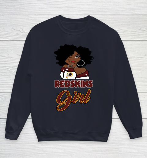 Washington Redskins Girl NFL Youth Sweatshirt 3