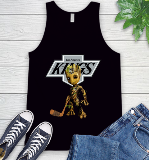 Los Angeles Kings NHL Hockey Groot Marvel Guardians Of The Galaxy Tank Top 2
