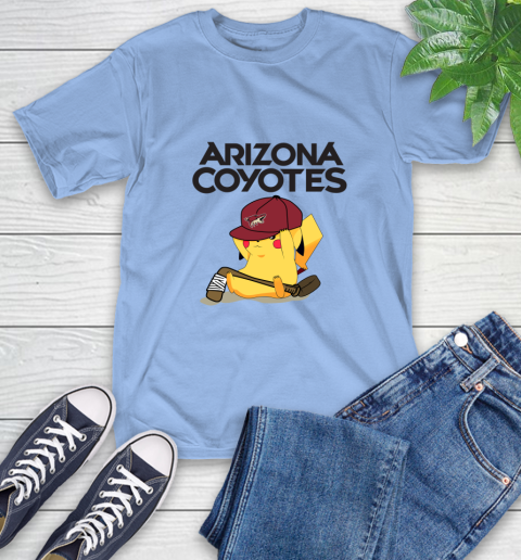 NHL Pikachu Hockey Sports Arizona Coyotes T-Shirt 11
