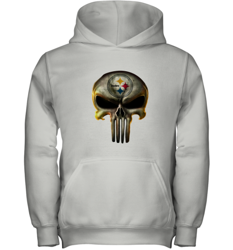 Pittsburgh Steelers The Punisher Mashup Football Shirts Youth Hoodie