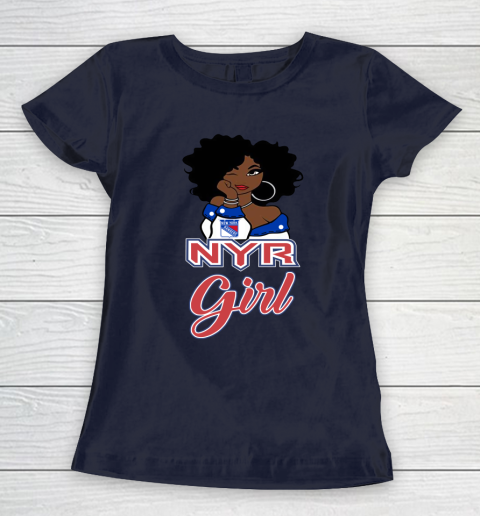 New York Rangers Girl NHL Women's T-Shirt 4