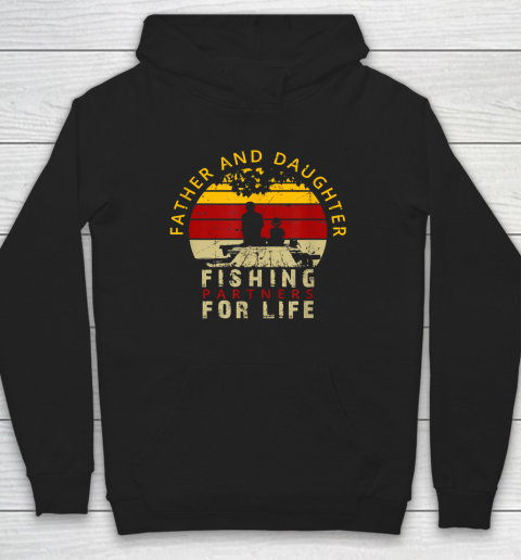 Dad and Daughter Fisherman Daddy Father's Day Fishing Hoodie