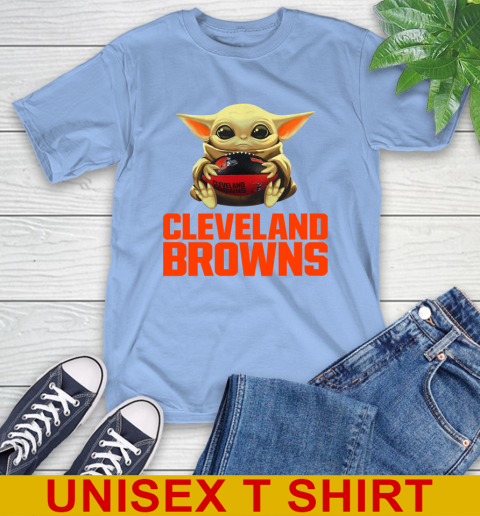 NFL Football Cleveland Browns Baby Yoda Star Wars Shirt T-Shirt 11